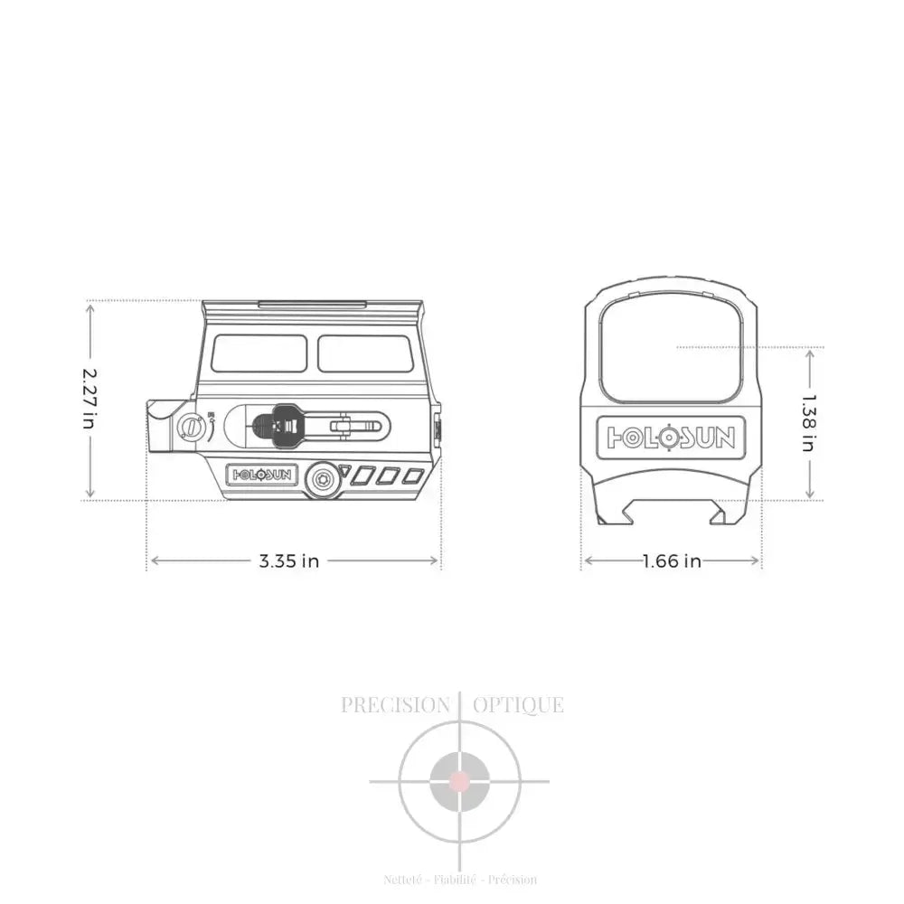 Point Rouge Holosun Elite He512T-Rd