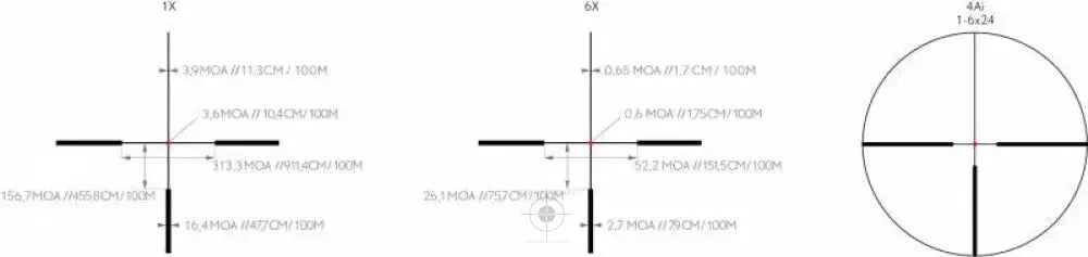 Lunette Kite Optics B6 1-6x24 B.W.M France