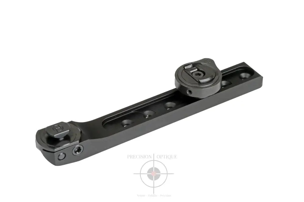 WestHunter Optics – Monture Picatinny déporté pour lunette de visée de précision à profil haut, 2,8 cm, 30 mm, double anneaux avec niveau à bulle, rouge