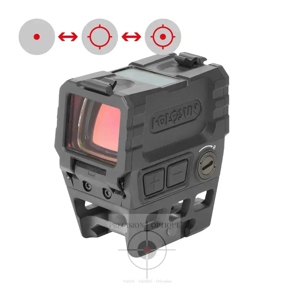 Point Rouge Holosun Aems-Rd: Viseur Reflex - Réticule Interchangeable
