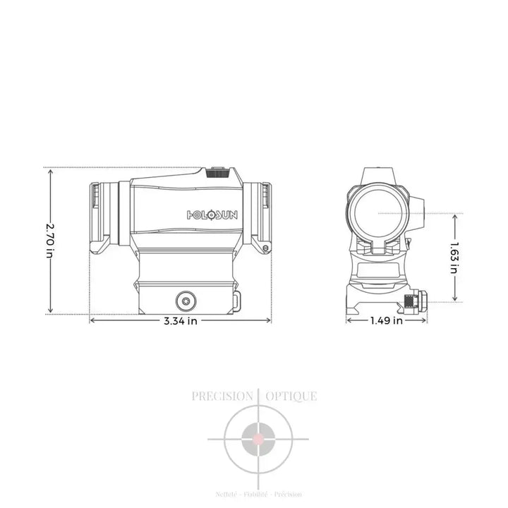 Point Rouge Holosun Elite He515C-M-Gr