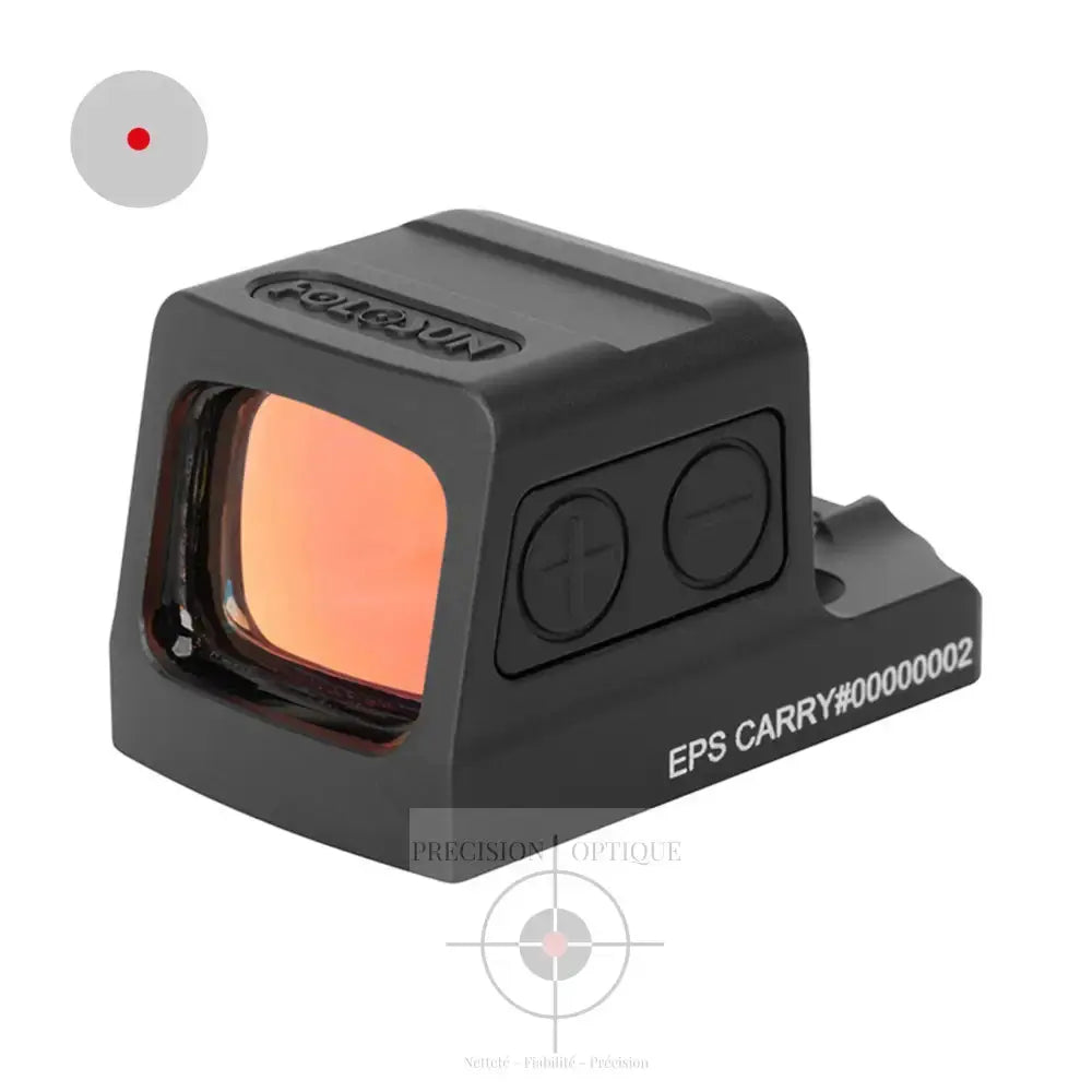Point Rouge Holosun Eps 2Moa En Aluminium Noir Pour Tir Sportif Airsoft Et Tactique