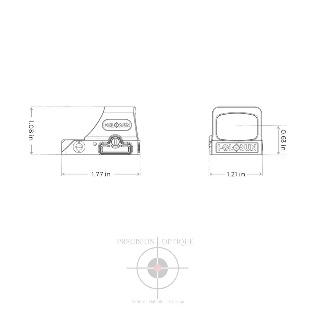 Point Rouge Holosun He508T-Rd-X2 Rouge