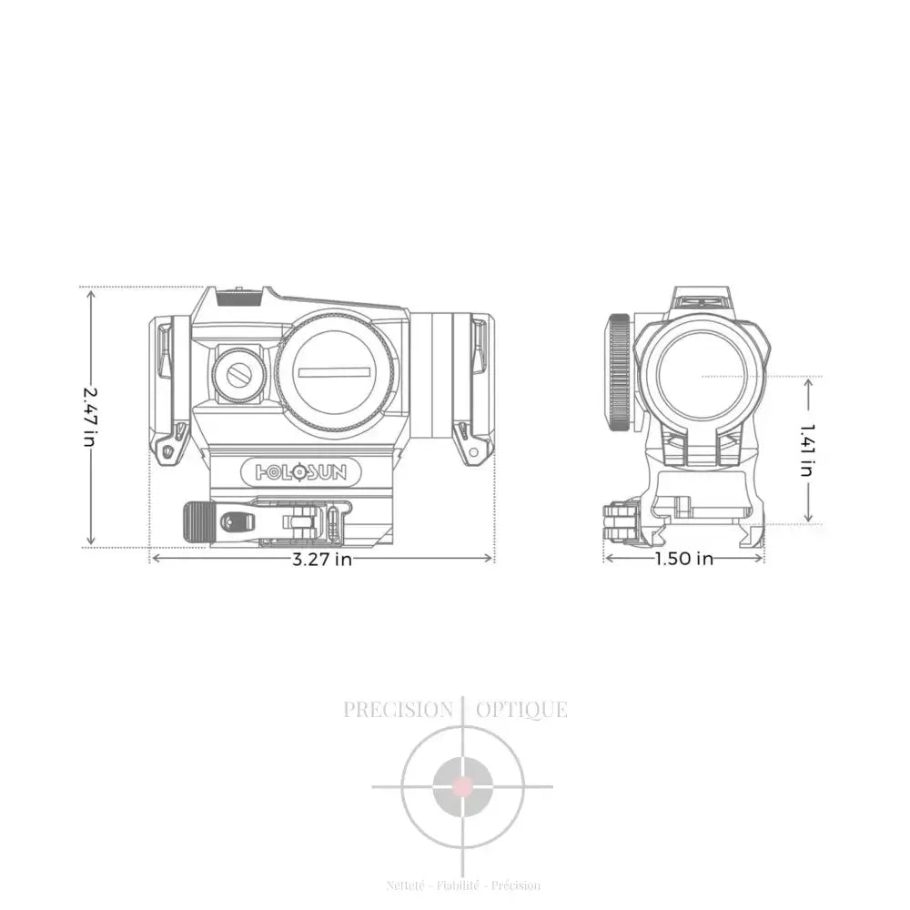 Point Rouge Holosun He515Gt-Rd