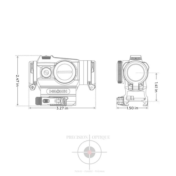 Point Rouge Holosun He515Gt-Rd