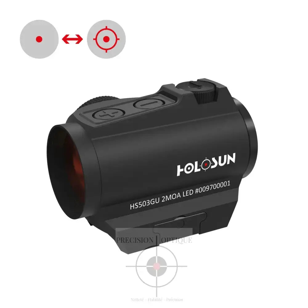 Point Rouge Holosun Hs503G-U - Précision Et Fiabilité Redéfinies Rouge