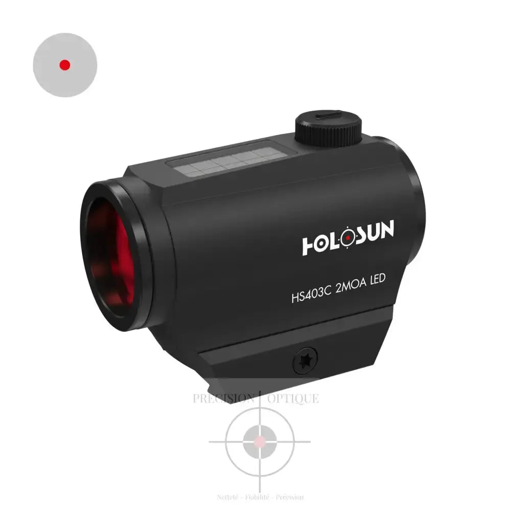 Point Rouge Reflex Holosun Hs403C - Rouge Avec Cercle Alimentation Solaire