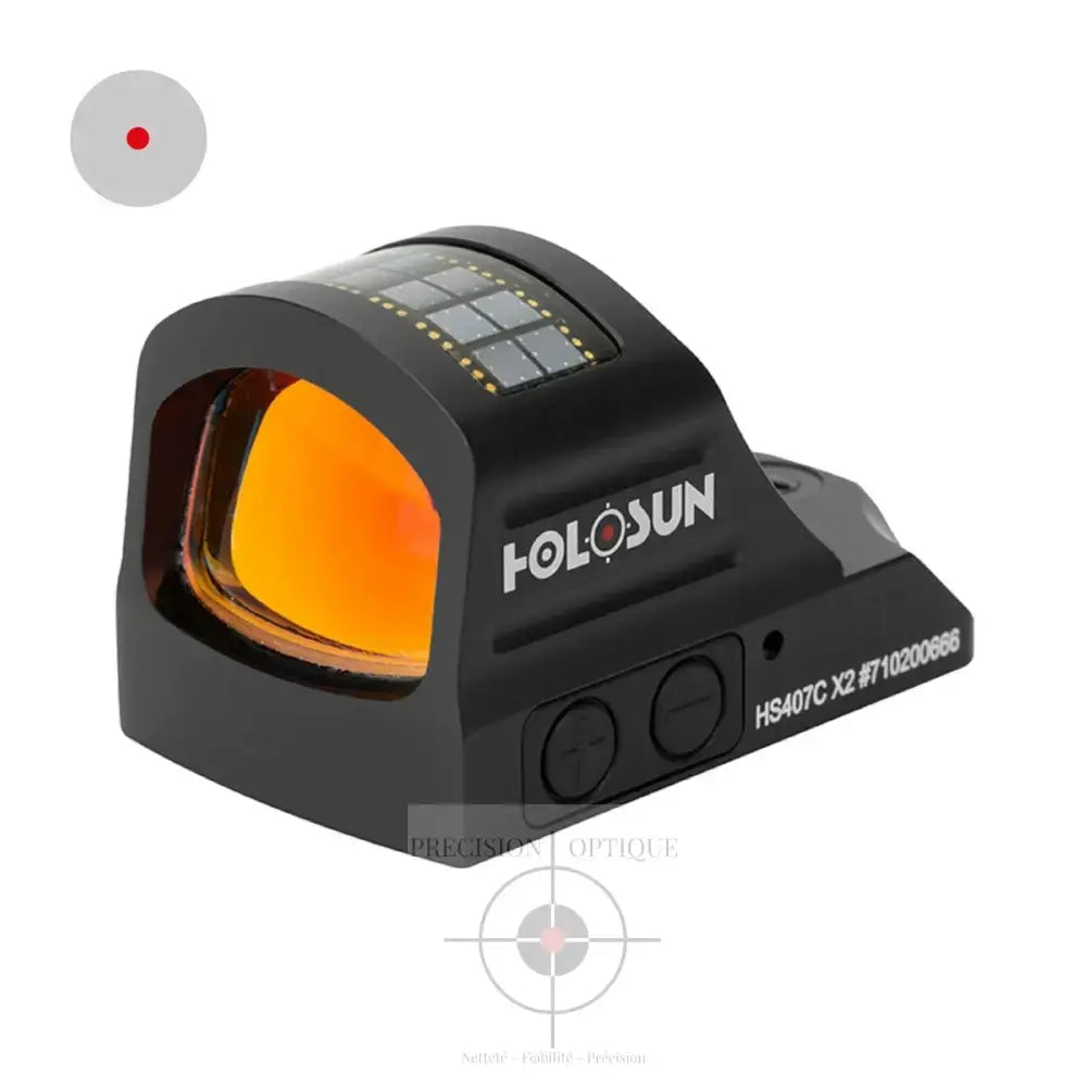 Point Rouge Reflex Holosun Hs407C-X2 - Mini Précision Et Performance Accrues Rouge